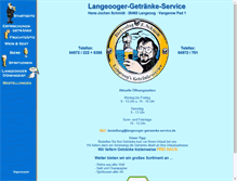 Tablet Screenshot of langeooger-getraenke-service.de